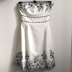 White House Black Market Strapless Dress